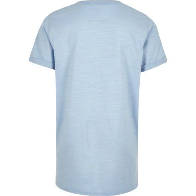 Boys blue print t-shirt